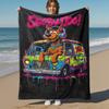 1 шт. Плед Scooby Doo для улицы - Плед-покрывало, Мягкий, Фланелевые пледы, Гостиная, Путешествия, Кемпинг c1209087