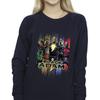 DC Comics Womens/Ladies Black Adam JSA Complete Group Sweatshirt