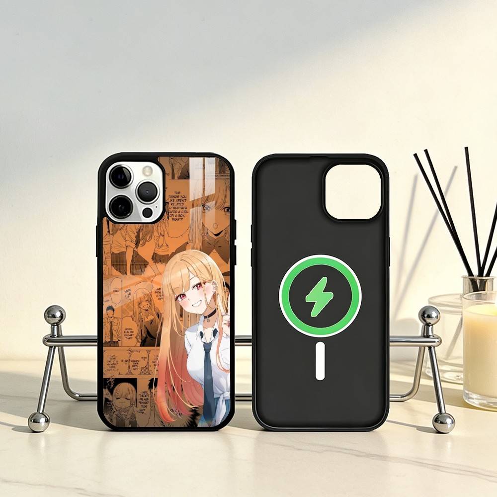M-Marin Kitagawa Phone Case For iPhone17,16,15,14,13,12,11 Plus,Pro Max Magnetic For Magsafe Wireless Charging