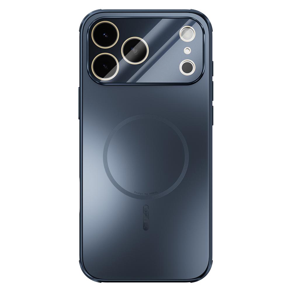 ABEEL For iPhone 17 Pro Magnetic Case TPU PC Cooling Matte Phone Back Cover with Lens Film
