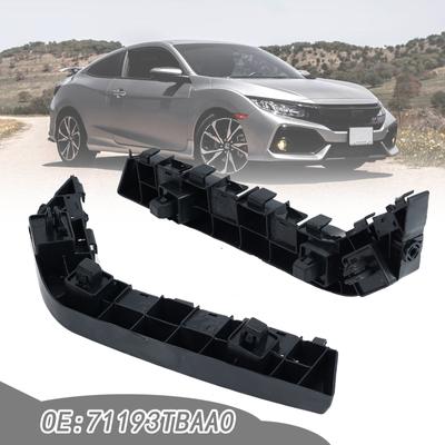 Для Honda Civic Touring DX EX LX SE 2016 2017 2019 2021 автомобильный передний бампер держатель кронштейны проставка левая правая пара боковая балка крепление опора 71193TBAA00
