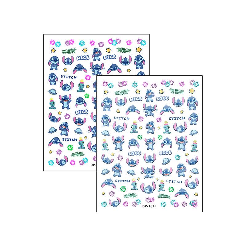 TENSOR Мультяшные Тонкие Гибкие Самоклеящиеся Наклейки для Ногтей - Серия DP