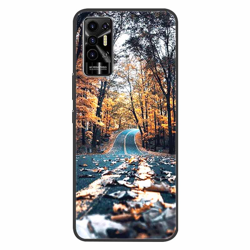 Чехол для Tecno Pova 2 Pova2 Ударопрочный Мягкий силикон ТПУ Задняя крышка Для Tecno Pova 2 Чехлы для телефона Pova2 2021 Чехол Милый мультфильм