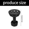 High Capacity Bowl Adapter For Fluid Head Tripod 75mm Half Ball Flat DSLR Rig Camera Metal Bowl Adapter Adjustable
