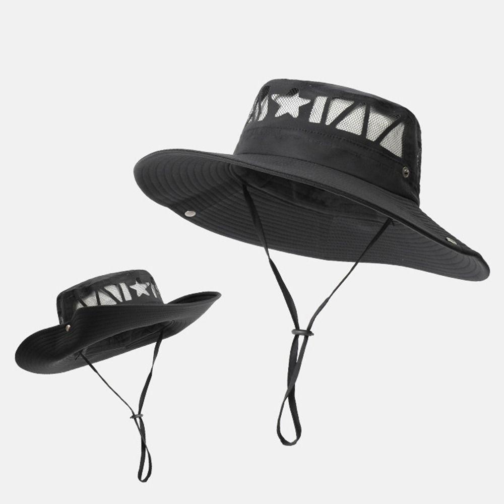 UV Protection Outdoor Hiking Hat Summer Sunscreen Cap Fashion Men Women Bucket Hat Travel