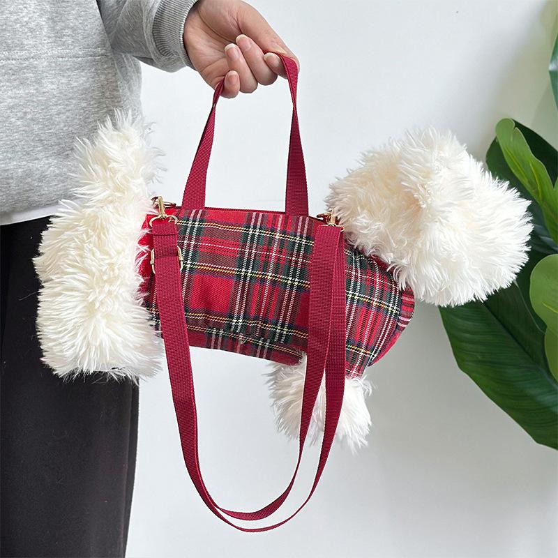 Сумка в том же стиле, что и у собак Вест-Хайленд, мультяшная сумка с изображением пушистого щенка, сумка для осенне-зимней куклы в виде белой башни