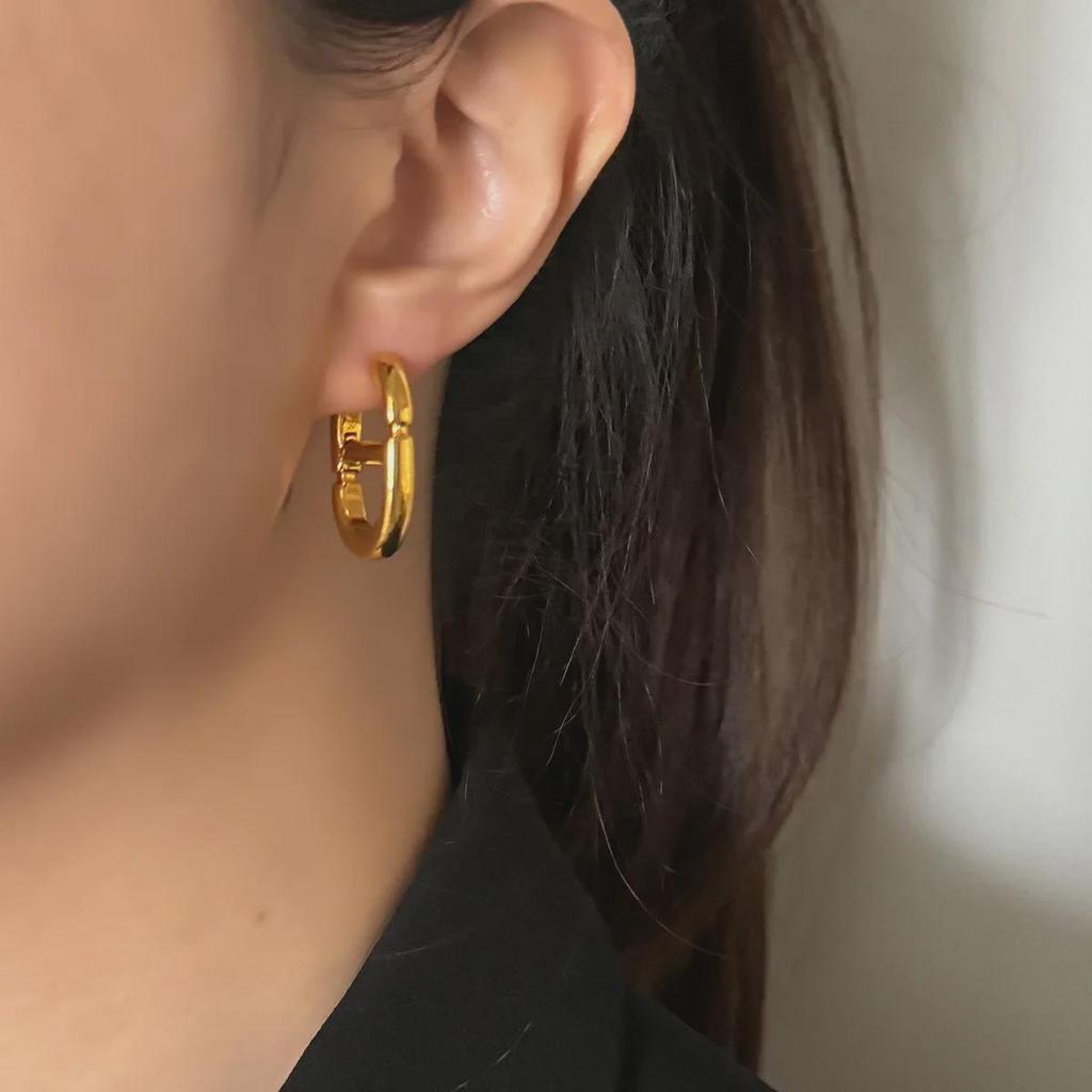 Серьги-CD в стиле хип-хоп с серебряным покрытием S925 для женщин — креативная уличная мода