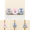 Cute Penguin Plush Keychain Short Plush Fabric Adorable Bag Charm 10cm Height