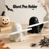 3D Printed Ghost Pen Holder Cute Mini Ghost Statue Unique Halloween Pen Rack  Birthday Gift