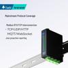 TAS 4-портовый RS232 в Ethernet DIN-рейка Серийный сервер