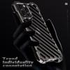 R-JUST RJ-50 For iPhone 16 Pro Aluminum Alloy Armor Case Hollow Shockproof Back Cover