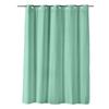 Rideau De Douche - 200 X 180 Cm - 100% Polyester Microfibre Effet Gaufré - Vert