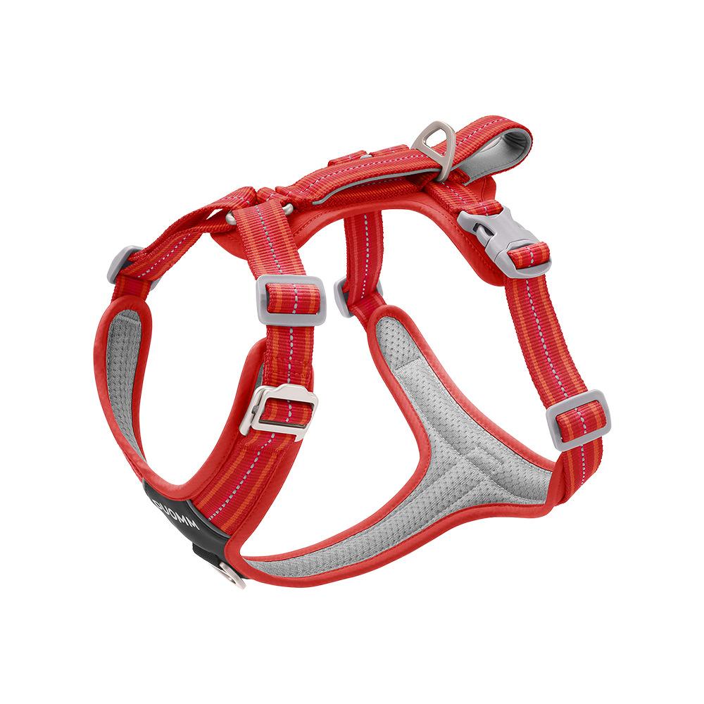 Dog leash Explosion-proof pet chest strap Comfortable outdoor dog leash Reflective car dual-purpose dog