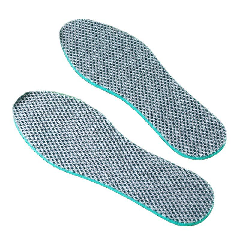 Амортизирующая спортивная стелька Haiboli Mesh Rebound: Мужские и женские, впитывающие пот, дезодорирующие, мягкие для военных тренировок