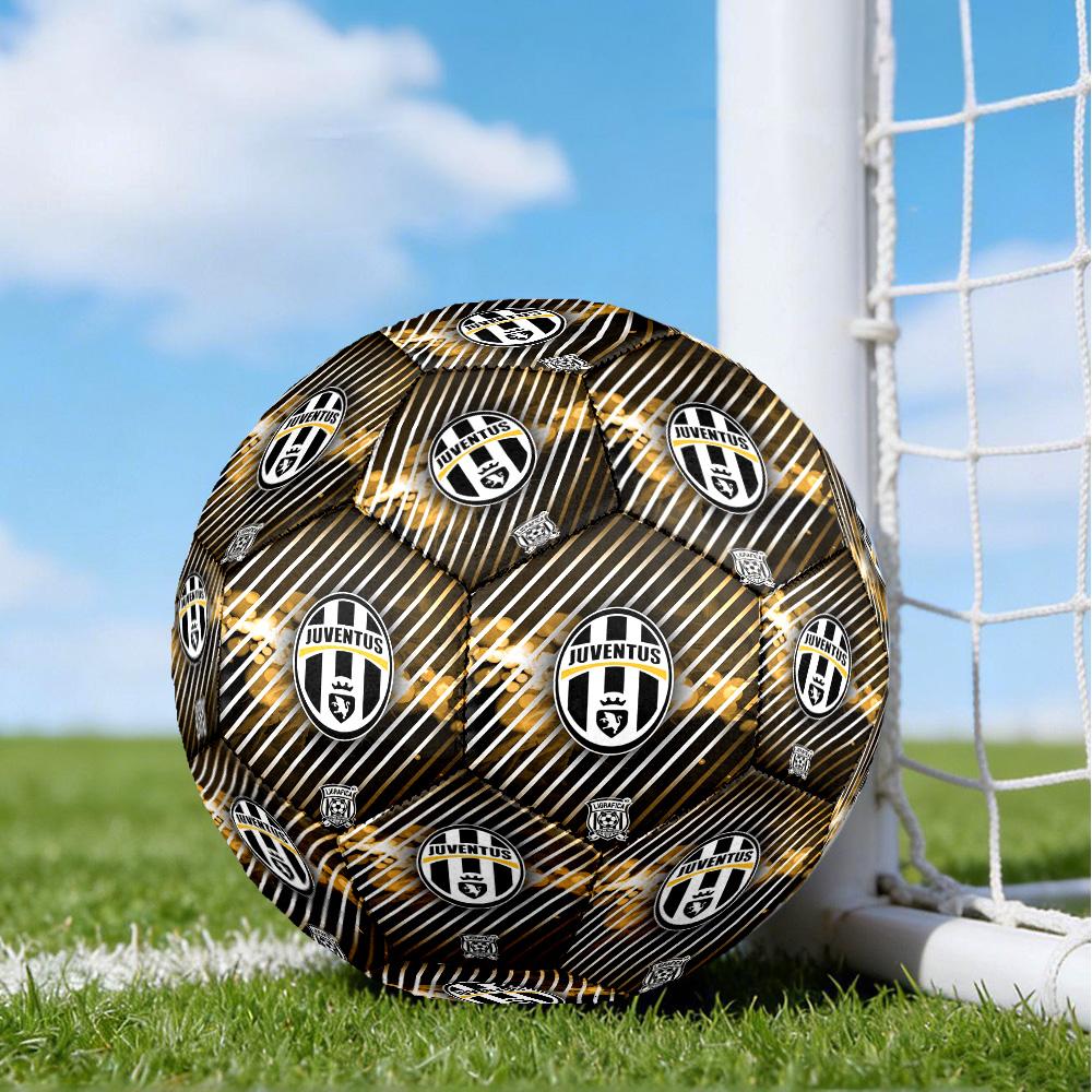 Football Team Crest Printed Size 5 Soccer Balls, High-Quality, Anti-Slip, Protective Football, A Unique Gift , Birthdays, Christmas Gifts
