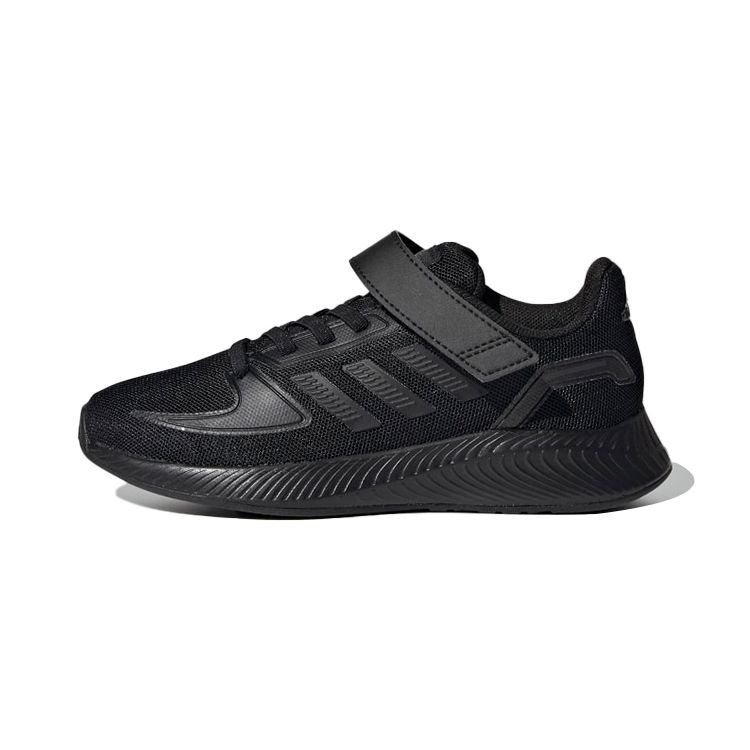 adidas Neo Runfalcon 2.0 Дышащие Прочные Низкие Детские Кроссовки для Бега Детские Кроссовки Черные FZ0114