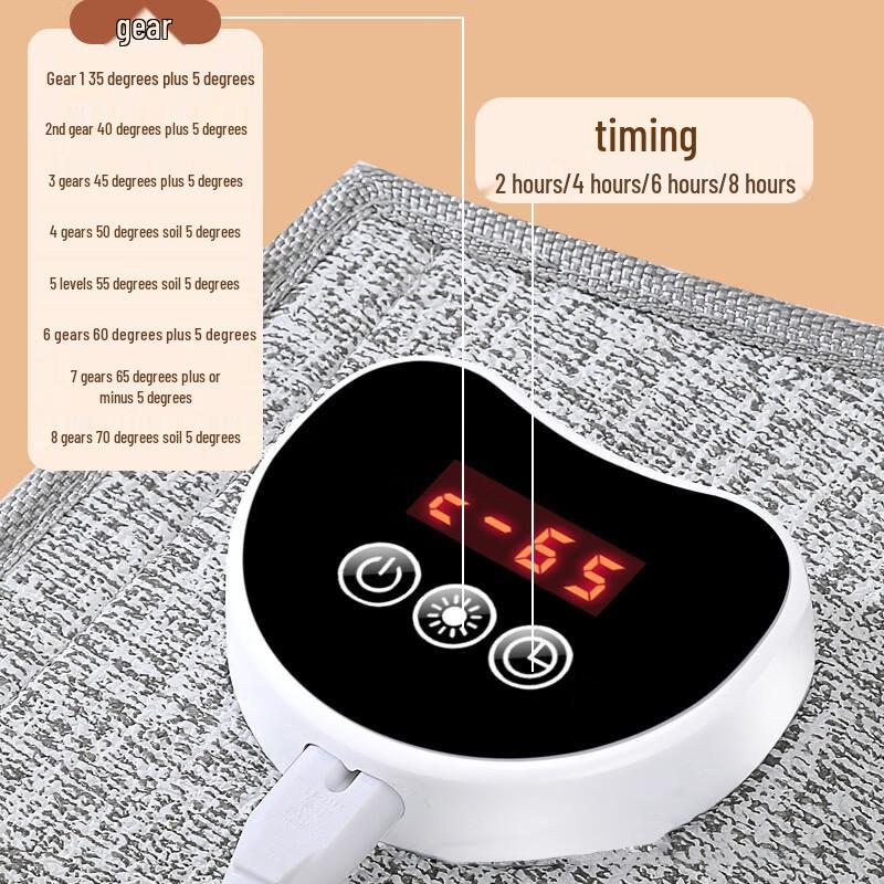 Nanxu Электрическая грелка для ног и ног под стол