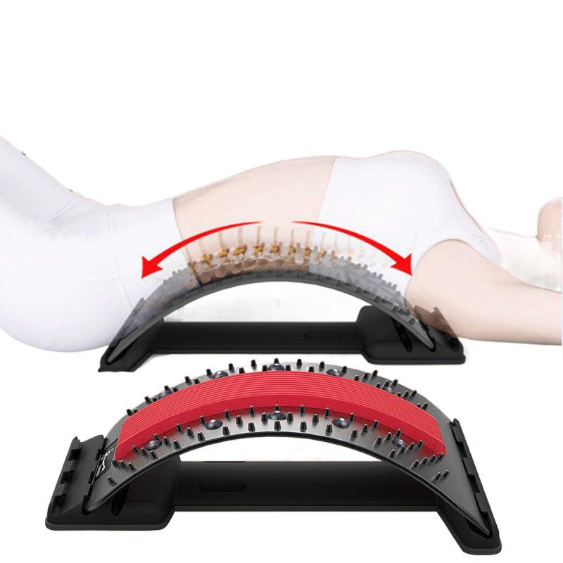 Корректор и массажер для поясничного отдела позвоночника с акупунктурной магнитотерапией для облегчения боли в спине