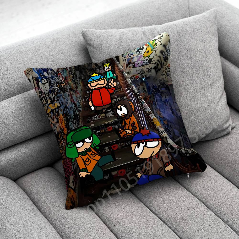 Kenny Stan Marsh Towelie S-South P-Park Throw Pillow Case For 40X40Cm 45X45Cm 50X50Cm 30X30Cm Square Office Pillowship Cover