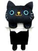 Cat Roll Paper Holder Black