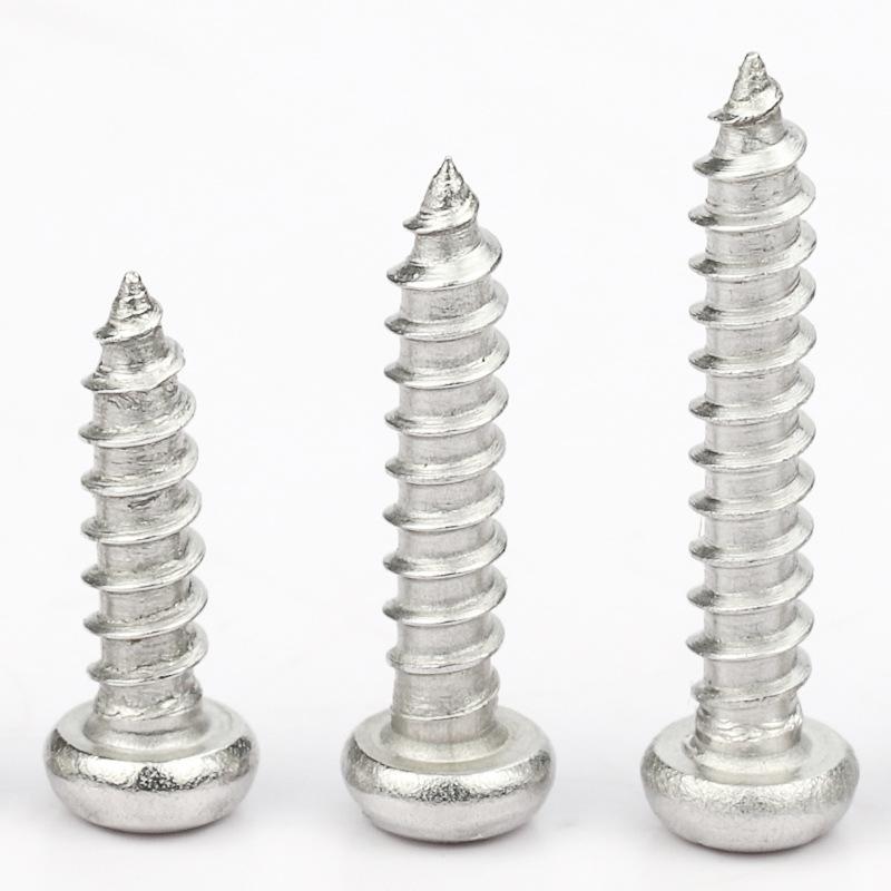 201 Саморезы из нержавеющей стали с крестообразным шлицем и цилиндрической головкой - M2/M3/M4/M5