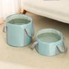 Travel Camping Foldable Basin Washbasin Bucket Bathroom Folding Basin Foot Bath Sink Foot Soak Bag Folding Foot Bath Bucket