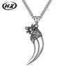 Кулон из титановой стали Клык Волка - Ретро Хип-хоп Мужской Аксессуар, Тренд в стиле Гонконг