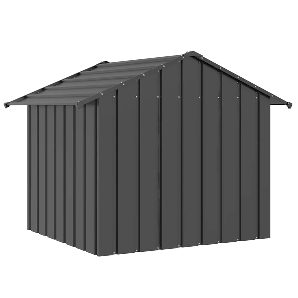 Dog House with Roof 131 x 101 x 102 cm Galvanized Steel