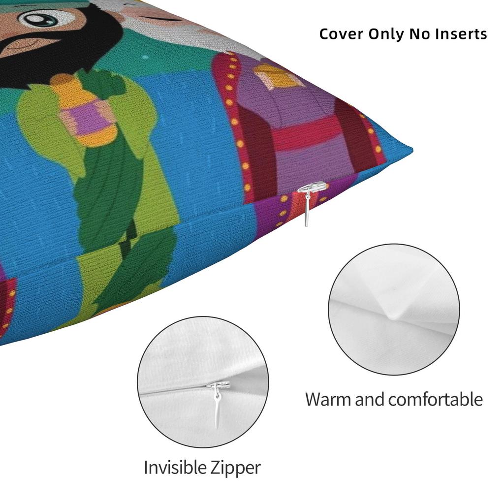 Día de los Reyes Magos Epifanía Three kings Pillow Cover Printed Cushion Cover Decor Throw Pillow Case Cover Home Multiple Sizes