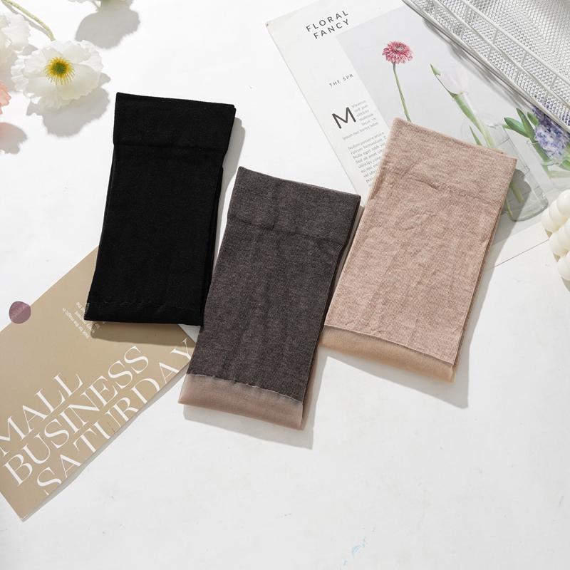 Женские гольфы до колена для кондиционируемых помещений Тонкие бесшовные чулки выше колена с рисунком «лапки кошки» Противоскользящие, устойчивые к зацепкам