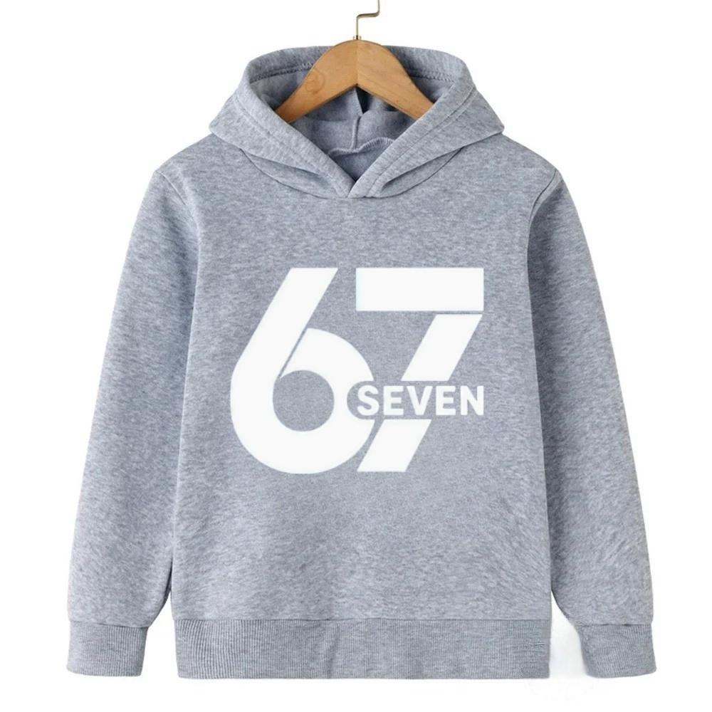 Spring Autumn 67 Six Seven Crazy Men's Hoodie Casual Fashion Fun Hooded Sweatshirt Pullover Women Clothing Top