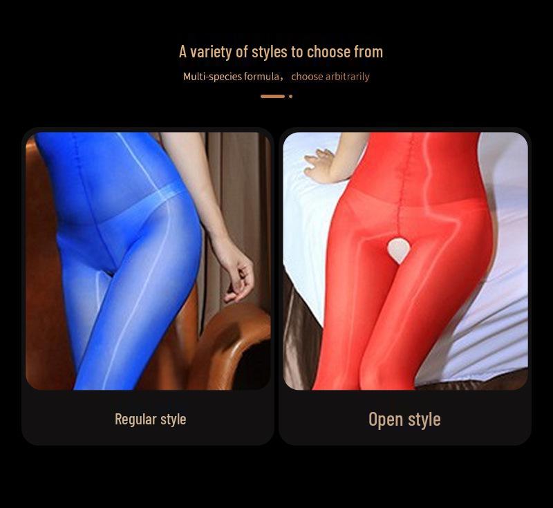 2023 Ультратонкие Блестящие Бесшовные Колготки на Все Тело с 912 Иглами, Подмышками и Покрытием для Головы