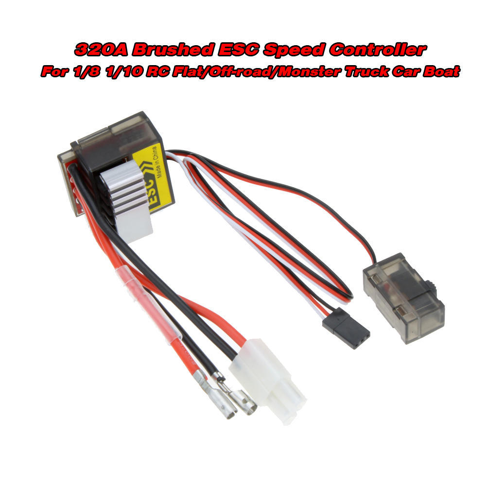 Матовый регулятор скорости ESC 320A / с реверсом для 1/8 1/10 RC Flat/внедорожья/Monster Truck/грузовика