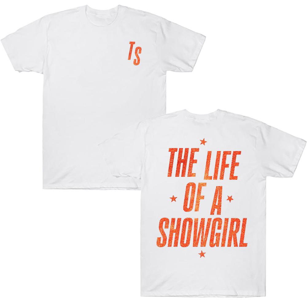 Comfort Cotton Vintage The Life of A Showgirl T-shirts New Album 2025 Tees TS Gift for Fan Clothing Summer Fashion Men Women Top