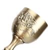 Flower Embossed Vintage Wine Cup Metal Chalice Cup Goblets & Chalices Communion Cups  Church Use