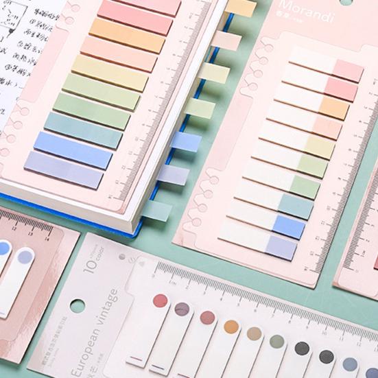 Index Tab Self-Adhesive Waterproof PET Writable Sticky Index Labels Notes File Page Flags School Supplies