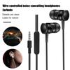 Wired Earbud Fevers Sound Effect Powerful Bass Lightweight 3.5mm HiFi In-ear Sports Earbud for Fitness