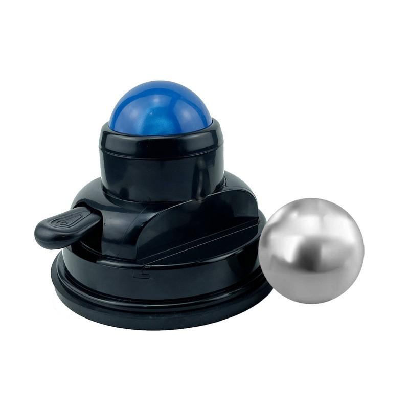 Wall-Mounted Suction Cup Massage Ball Roller Back Muscle Relief Trigger Point Therapy ABS Fitness Recovery Tool