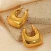 Стиль Новый Темперамент Золотые Полые Маленькие Серьги Lucky Bag Нишевые Универсальные Серьги Модный Тренд Легкие Роскошные Серьги