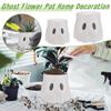 Halloween Ghost Planter Home Decoration Ghost Bucket Decor Planter