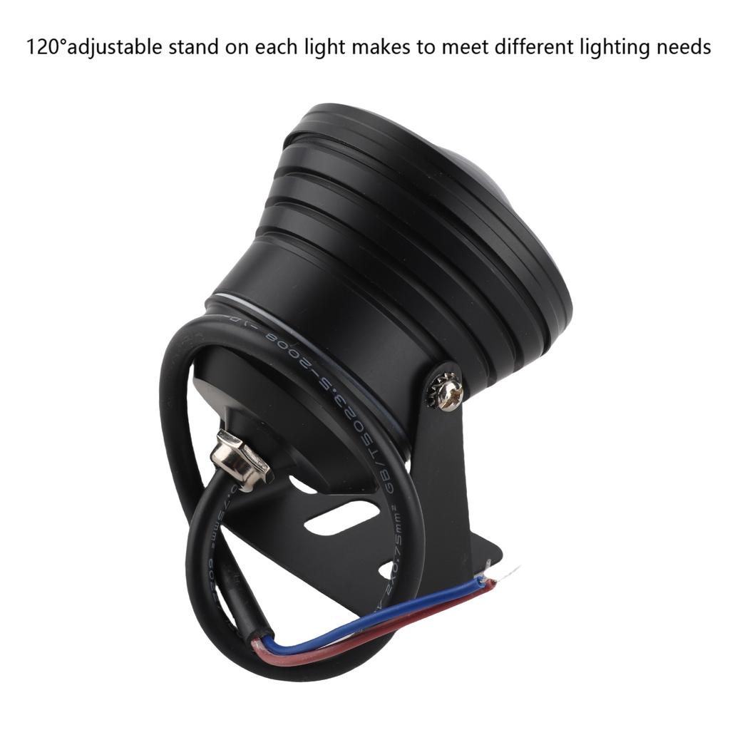 12V 10W RGB Светодиодный прожектор для аквариума, для аквариума, бассейна, сада, подводный