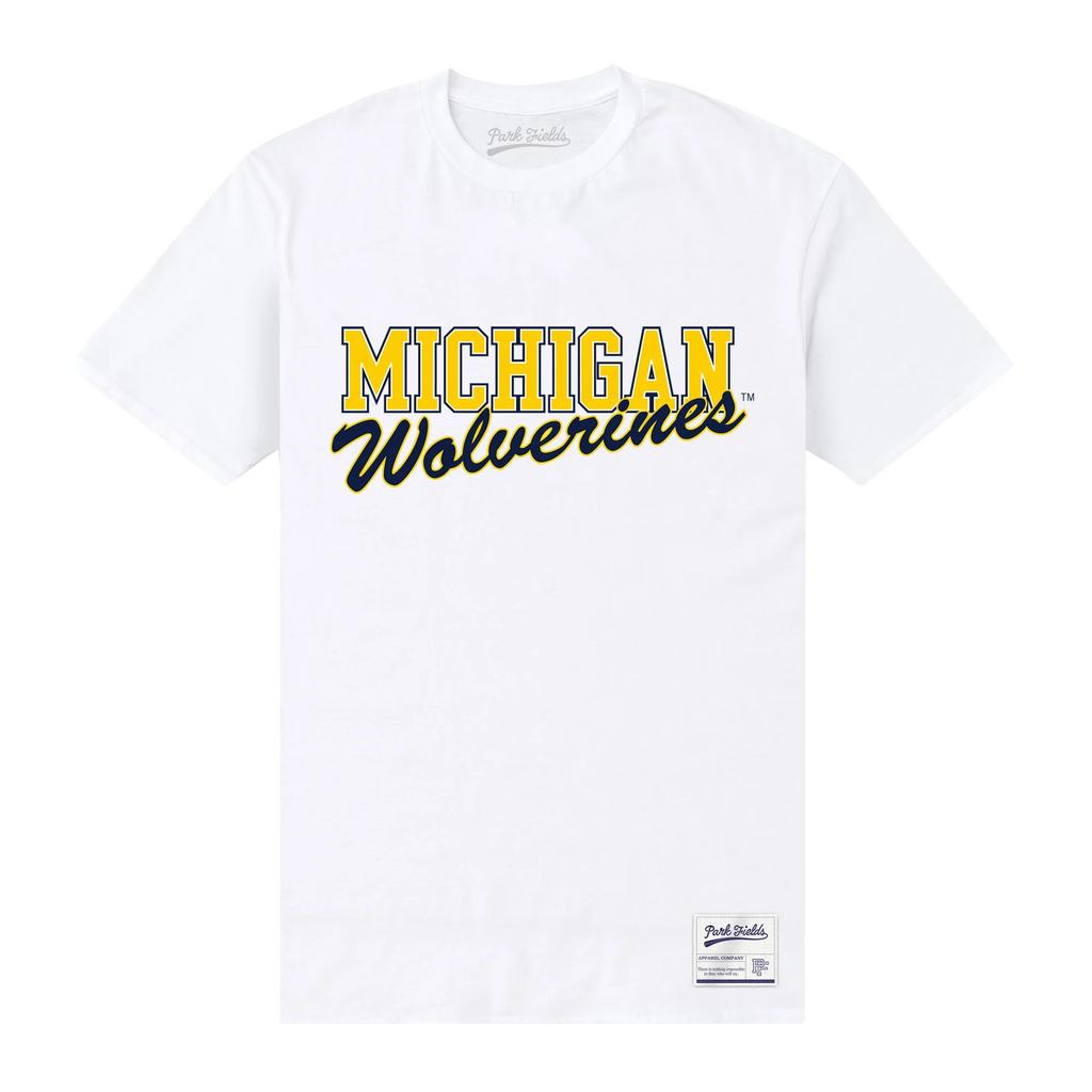 Футболка унисекс с текстом для взрослых Michigan Wolverines