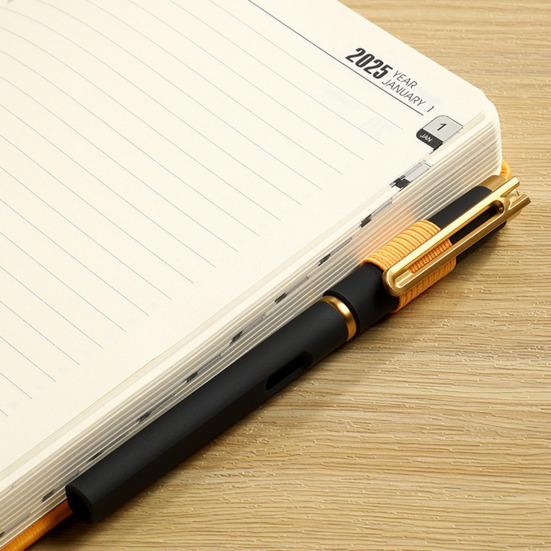 Планировщик блокнотов на 2025 год, ежедневный, еженедельный, ежемесячный календарь, плотная бумага, дизайн с защитой от растекания, искусственный