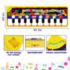 Детские музыкальные коврики с 25 музыкальными звуками, музыкальные игрушки, музыка для малышей, фортепиано, клавиатура, коврик для танцевального пола, ковер, одеяло с животными, сенсорный игровой коврик, игрушки для ребенка
