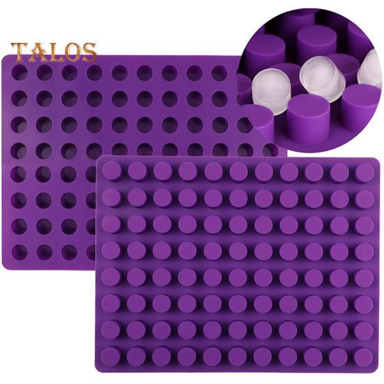 88 Cavity Cylinder Gummy Candy Silicone Mold Easy To Clean Non-stick Chocolate Truffles Mold Snacks Pralines Jelly Caramel Mold