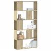 VidaXL 5-Tier Bookcase Sonoma Oak Engineered Wood, Shelf, Bookshelf, Book Holder, Cabinet of 852773