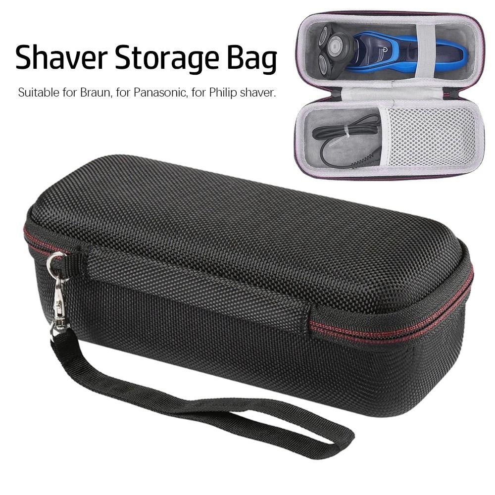 Electric Shaver Shockproof Carrying Case Shaver Storage Bag Razor Protective Case Zipper Bag