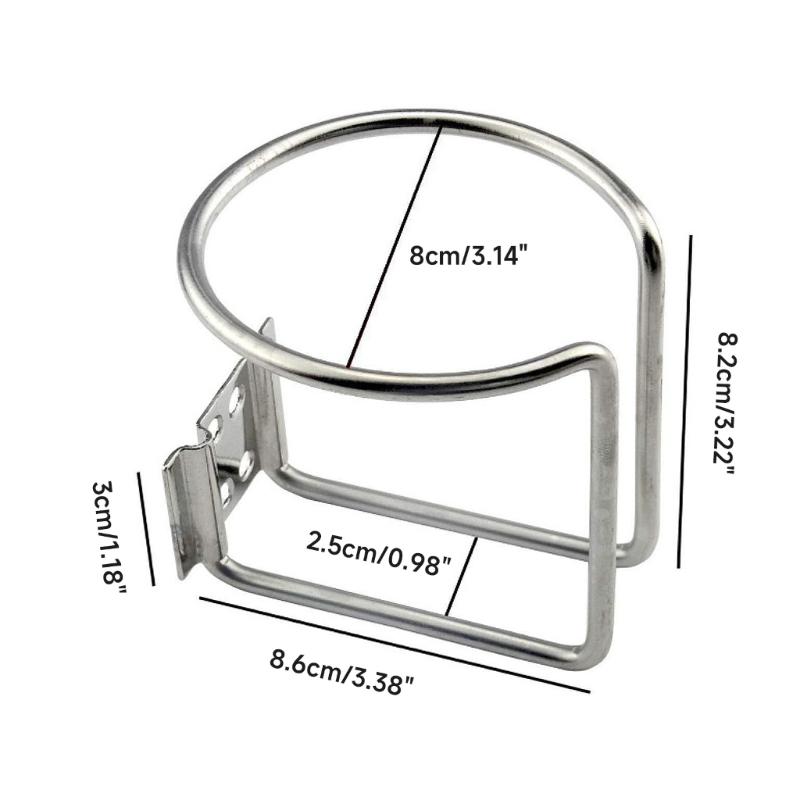 Модернизированная нержавеющая сталь, кольца для автомобиля, лодки, держатель для напитков, подставка для бутылки, простая установка для морской яхты, грузовика, кемпера