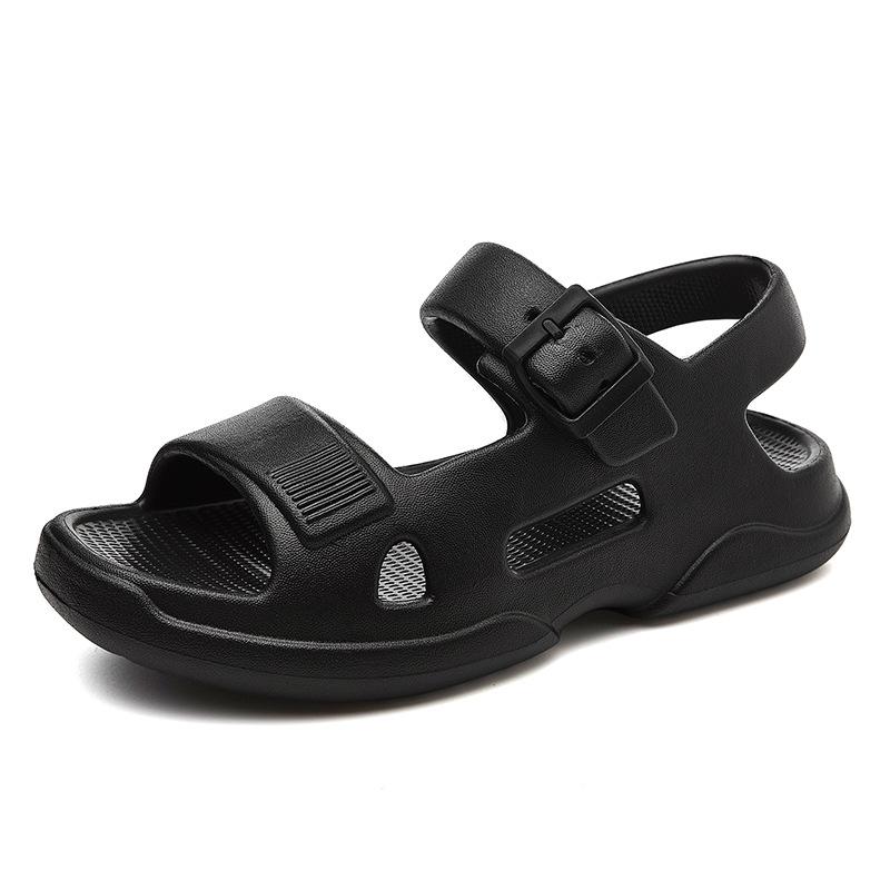 Весна и лето Новые удобные сандалии на толстой подошве Повседневные римские тапочки на мягкой подошве Пляжные дышащие спортивные сандалии для женщин