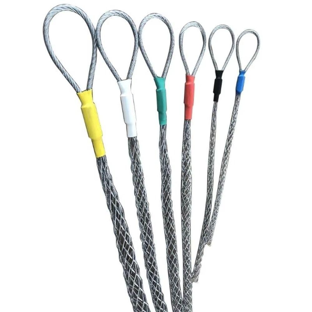 Anti-Slip Design Wire Grips Steel Mesh Pipe Conduit Puller Lassos Cable Puller  Electrician Tools
